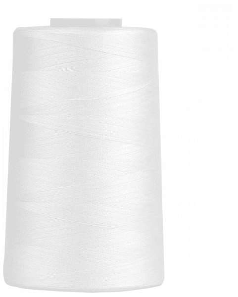 Нитки Sewing Thread 40/2 5000 ярд. цвет - белый 100% п/э в Красноперекопске